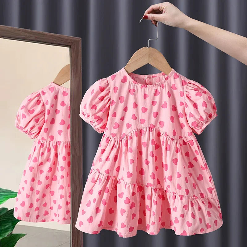 Baby Girl Princess Dress New Flower Girl Dresses Toddler Baby Girl Clothin Casual Summer Kids Girls Dress Floral Kids Clothes g