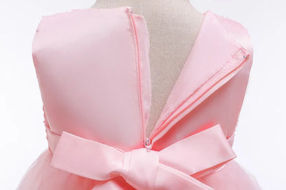 Newborn Clothes Baby Princess Christmas Dresses For Baby Girls Birthday Dress Infant Party Evening Baptism Wedding Gown 0-24M