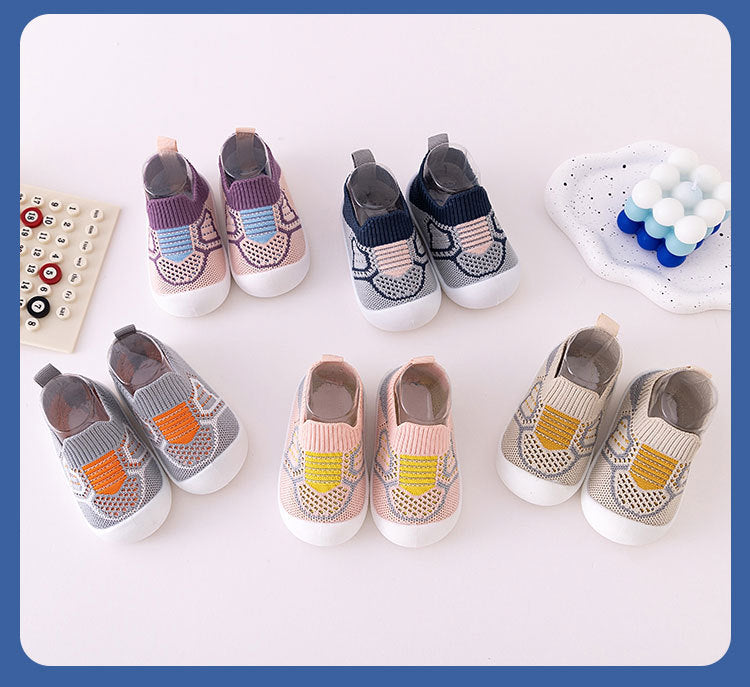 New children's toddler shoes hit spring and autumn casual versatile baby shoes soft sole kick