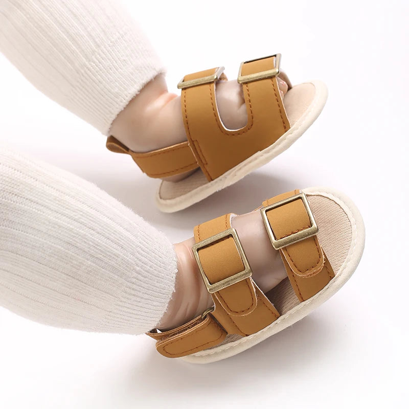 VALEN SINA 0-1Year Newborn Baby Boys Summer Shoes Sandals First Walkers Newborn Shoes Casual Soft Sole Sandals