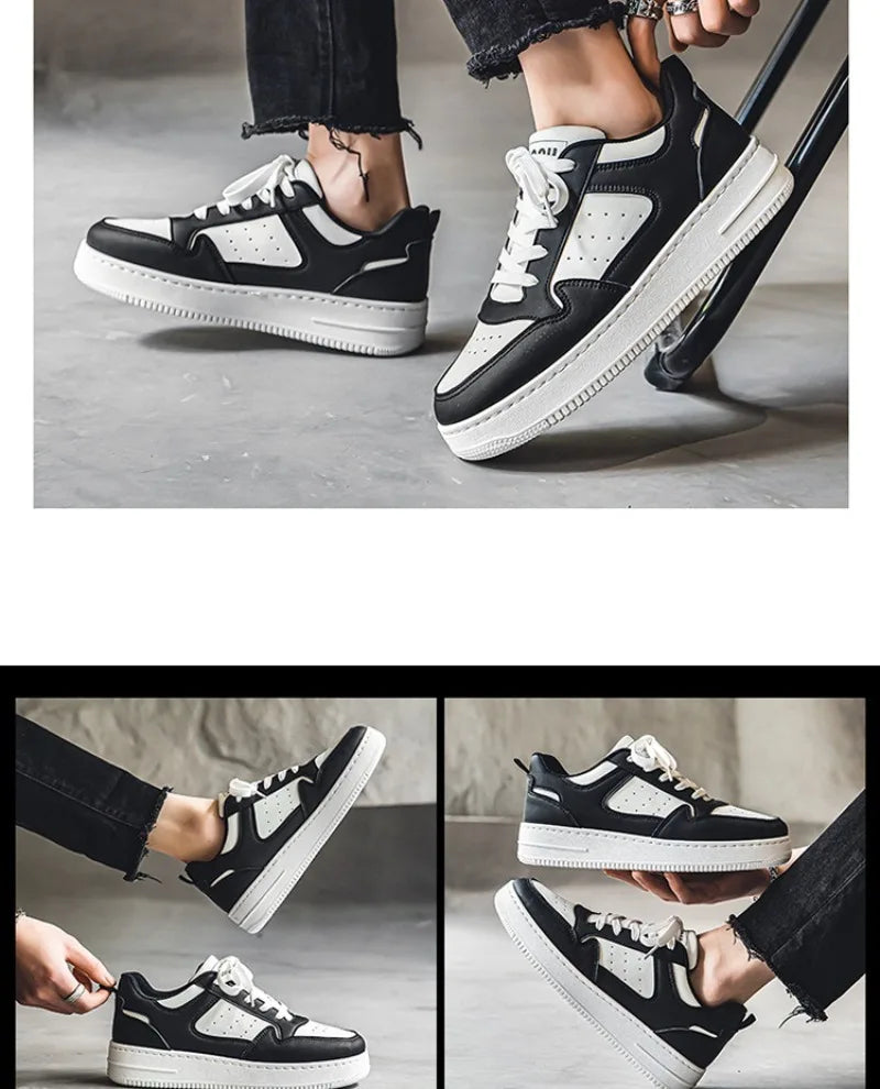 Men's Shoes Classic Black White Sneakers Fashion Tenis Training Shoes for Men Youth Student Sports Running Shoe New Casual Shoes