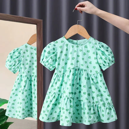 Baby Girl Princess Dress New Flower Girl Dresses Toddler Baby Girl Clothin Casual Summer Kids Girls Dress Floral Kids Clothes g