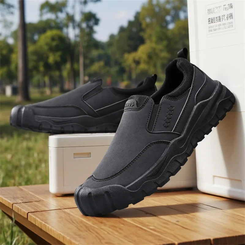 Men's shoes for work, leisure, and outdoor activities in spring and autumn, convenient to step on, suitable for sports and work (Available)