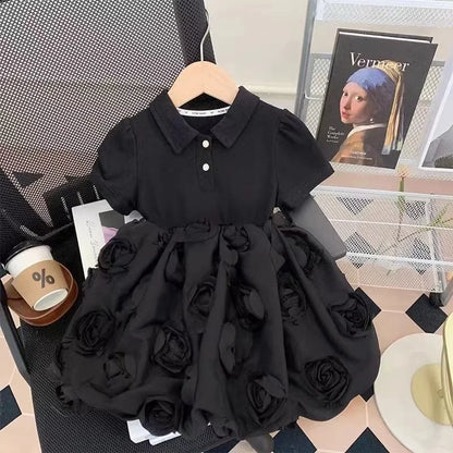 Girls Dresses Summer 2024 New Children Fashion Princess Dress For Baby Birthday Party Clothes Toddler Fashion Costume Kids 2-7Y