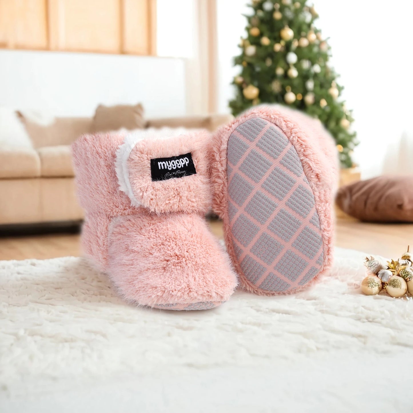 Baby Boy Girl Boots Newborn Shoes Winter Snow Anti-Slip Soft Sole Warm Infant Toddler Prewalker Booties