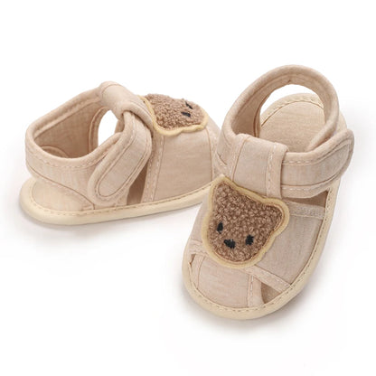 Cute Cartoon 0-18M Newborn Baby Girls Summer Shoes Sandals First Walkers Newborn Shoes Casual Soft Sole Sandals Toddler Shoes