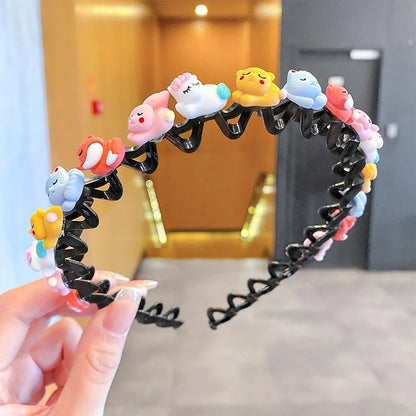 Hair Accessories for Girls Ties Headbands Band Bandeaux Scrunchie Bandana Fashion Haarband Korean Tiara Cheveux Fille Kids Cute