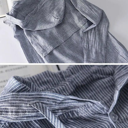 Men Summer Shirt Sun Anti UV Long Sleeve Hooded Drawstring Single breasted Soft Loose Breathable Cardigan Coat Top (Available)