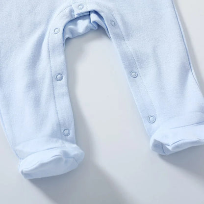 Newborn Baby boys Clothes Cotton solid Print Baby girls Jumpsuit Long Sleeve kids Clothing
