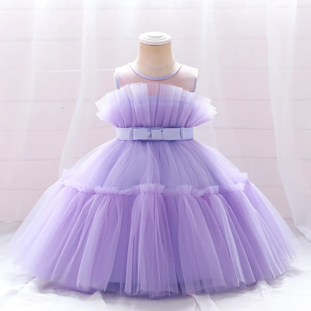 Girls Party Dress White Bridesmaid Dresses For Girls Wedding Evening Prom Gown Kids First Communiom Formal Vestidos