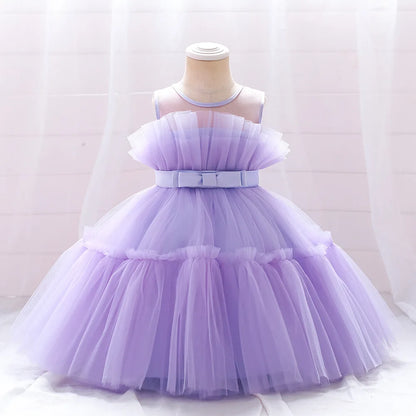 Girls Party Dress White Bridesmaid Dresses For Girls Wedding Evening Prom Gown Kids First Communiom Formal Vestidos