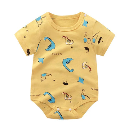 Newborn Baby Boy Clothes Bodysuit For Newborns Summer Romper Baby Girls Clothes Cotton Short Sleeved Jumpsuit