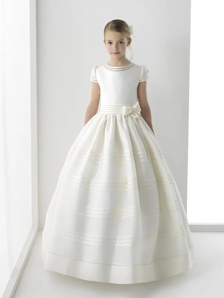 Flower Girl Dresses For Wedding Junior Bridesmaid Vintage Kids Evening Birthday Party Princess Gown Lolita First Communion