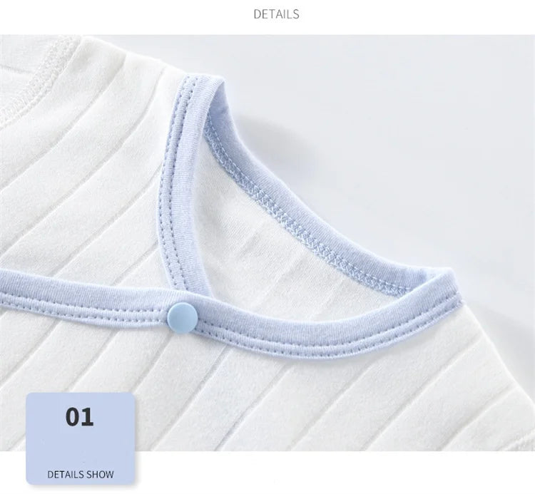 Newborn Baby Girl Boy Romper Cotton Solid Soft Infant Jumpsuit With Cloud Casual Clothes For Girls Boy Spring Autumn 0-6Months