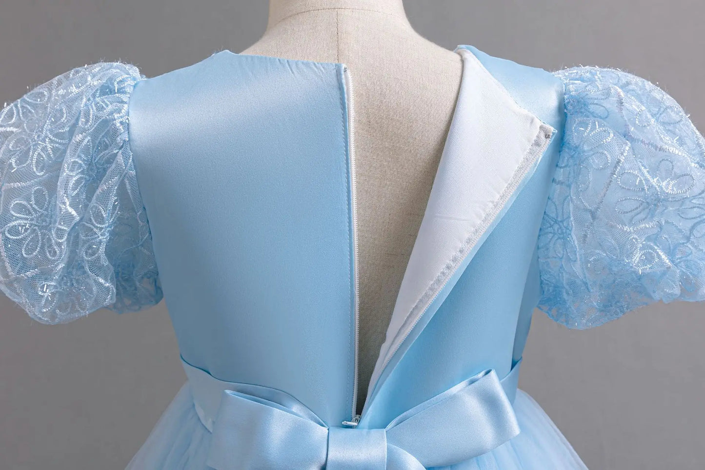 Party Dresses For Girls Flower Dress White Bridesmaid Wedding Pageant First Communion Clothes Birthday Party Piano Perform Gown
