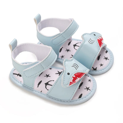 HAIZHIW Cute Cartoon 0-18M Newborn Baby Boys Summer Shoes Sandals First Walkers Newborn Shoes Casual Soft Sole Sandals