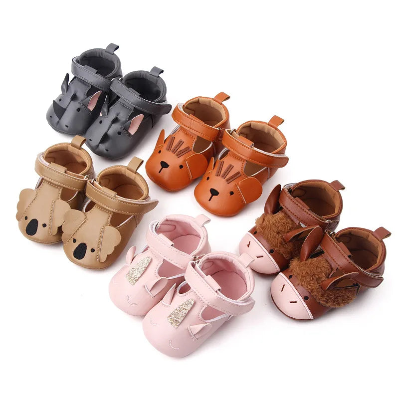 Cute Baby Shoes For Boys Soft Moccasins Shoe Animal pattern cat Baby Girl Sneakers Toddler Boy Newborn Shoes First Walker
