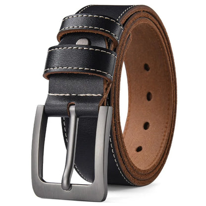 Waist Accessories Retro Men Belt Versatile Classic Casual Belts Durable Leather Belt Daily Wear