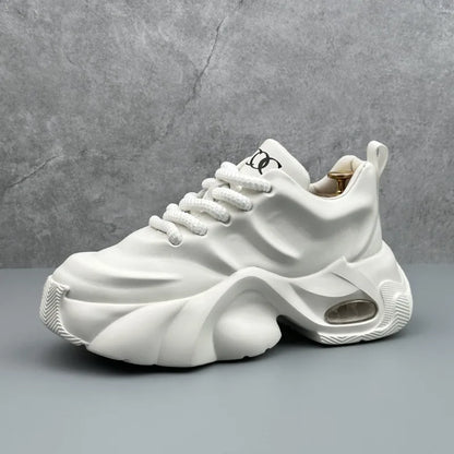 Men Shoes Designer Luxury Casual Sneakers Breathable Platform Shoes for Men Fashion Height Increasing Comfortable Non-slip Shoes   (Available)
