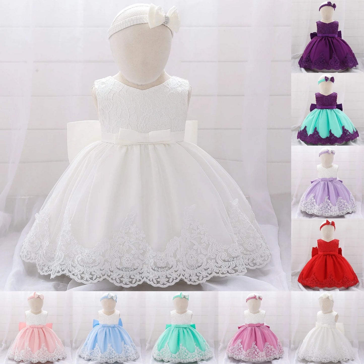 Toddler Baby Girls Dress Newborn Clothes Princess Dresses For Baby 1st Year Birthday Dress Halloween Costume Infant Party Dress