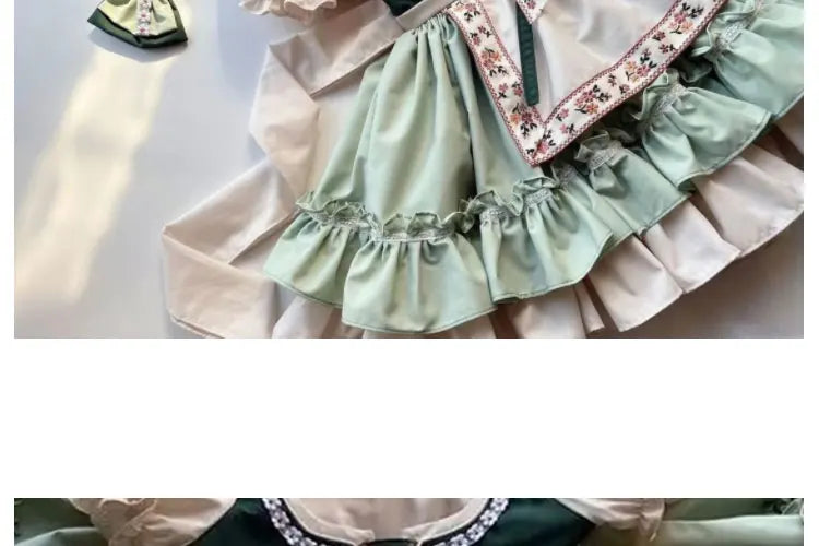 Girl Turkey Princess Lolita's Dress Festliche Kleider Mädchen  Flower Girl Dresses for Weddings Kids Dresses for Girls Eid Dress