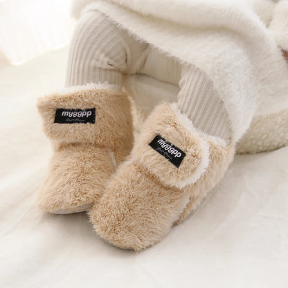 Baby Boy Girl Boots Newborn Shoes Winter Snow Anti-Slip Soft Sole Warm Infant Toddler Prewalker Booties