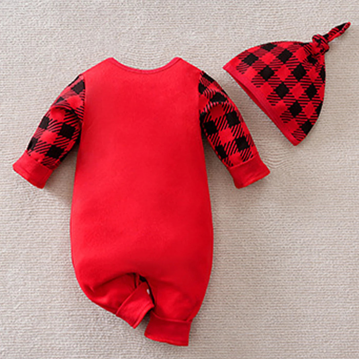 Baby  Boy Romper Newborn Clothes Long Sleeve Jumpsuit + Hat Infant Outfits Set
