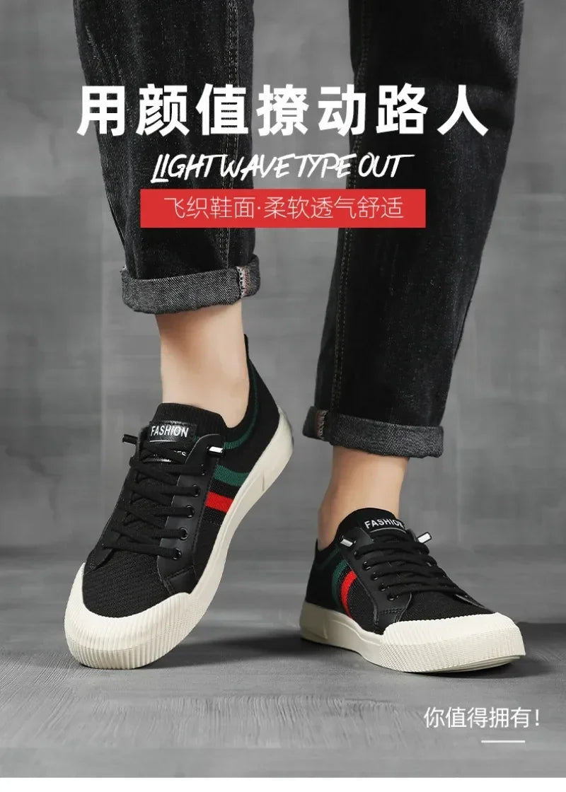 Fashion Sneakers for Men Light Mesh Breathable Outdoor Walking Loafers Male Flats Zapatos Para Hombres Luxury Men‘s Casual Shoes  (Available)