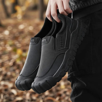 Men's shoes for work, leisure, and outdoor activities in spring and autumn, convenient to step on, suitable for sports and work (Available)