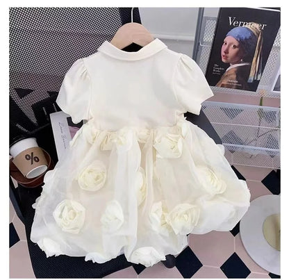 Girls Dresses Summer 2024 New Children Fashion Princess Dress For Baby Birthday Party Clothes Toddler Fashion Costume Kids 2-7Y