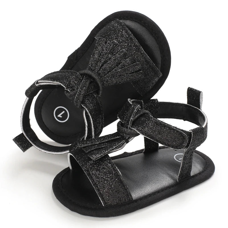 VALEN SINA 0-18M Newborn Baby Girls Summer Shoes Sandals First Walkers Newborn Shoes Casual Soft Sole Sandals Toddler Shoes (Available)