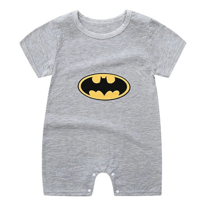 Newborn Baby Clothes Short Sleeve Romper Printed Cartoon Cute Baby Boys One-piece Clothes Toddler Jumpsuit Infantil Costume