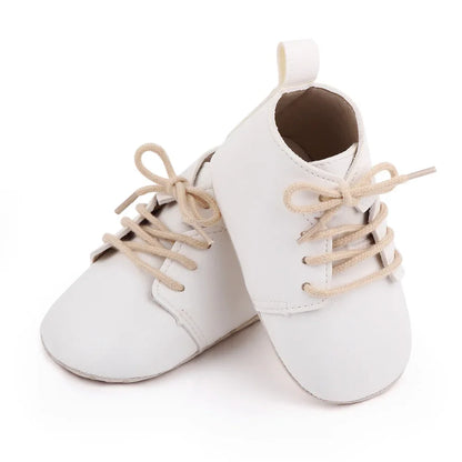 Newborn Baby Shoes Casual Baby Girl Boy PU Leather Infant Toddler Non Slip Soft Sole Sports Shoes First Walker Sneakers