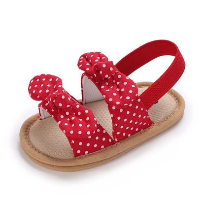 VALEN SINA 0-18M Newborn Baby Girls Summer Shoes Sandals First Walkers Newborn Shoes Casual Soft Sole Sandals Toddler Shoes (Available)