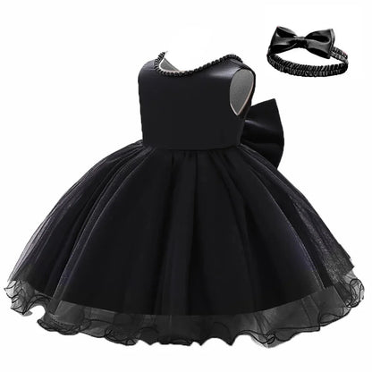 2024 Newborn Dress For Girls Kids Baptism Dresses Baby Girls 1st Birthday Wedding Princess Dress For Bridesmaids Infant Vestidos