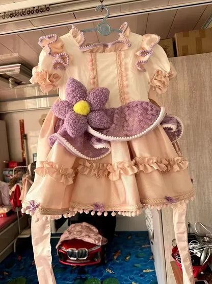 Spanish Girls Dress Baby Girls Party Dress for Kids Girl  Kids Dresses for Girls Prom Dresses Flower Girl Dresses for Weddings