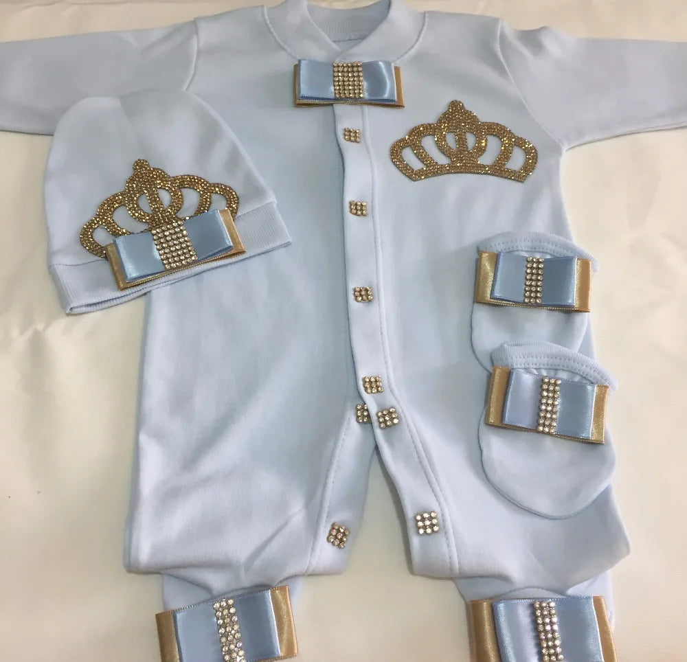 Newborn Boys Romper Clothes Formal Suit 4 Piece Vest Pants and Tie Dresswear Suit Set Welcome Home 40suyi days Celebrity outfit