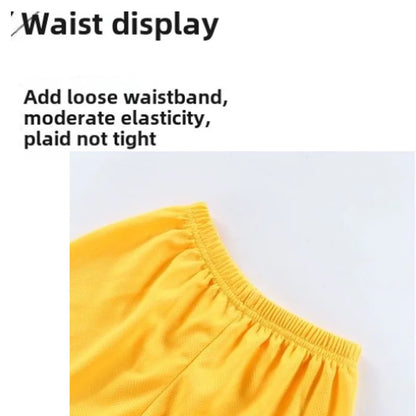 Summer Quick Drying Boys Basketball Sport Clothing Sets Breathable Kids Thin Comfortable T Shirt Shorts 2pcs Set Outfoor Outfits