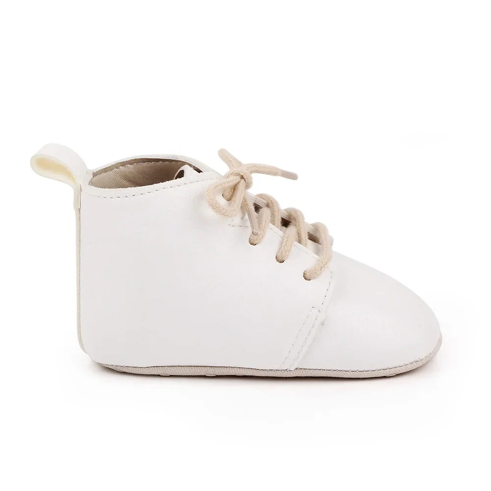 Newborn Baby Shoes Casual Baby Girl Boy PU Leather Infant Toddler Non Slip Soft Sole Sports Shoes First Walker Sneakers