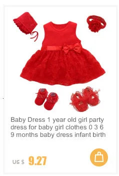 Newborn Baby Girl Dress Baptism Dress White Christening Clothes For Baby Girl Lace Vestido Bebe Robe Bapteme 3 6 9 Months
