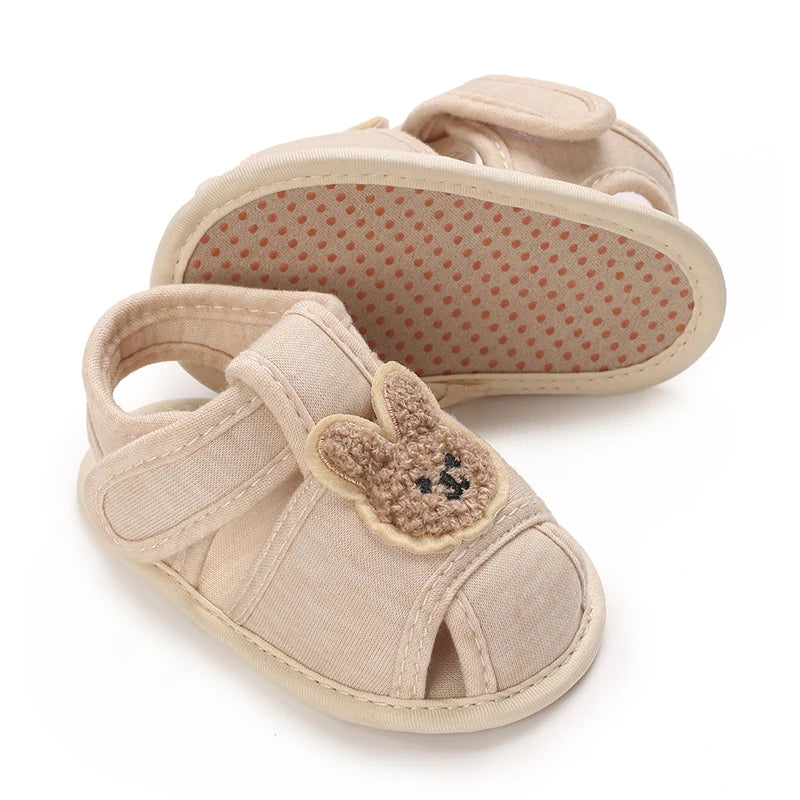Cute Cartoon 0-18M Newborn Baby Girls Summer Shoes Sandals First Walkers Newborn Shoes Casual Soft Sole Sandals Toddler Shoes