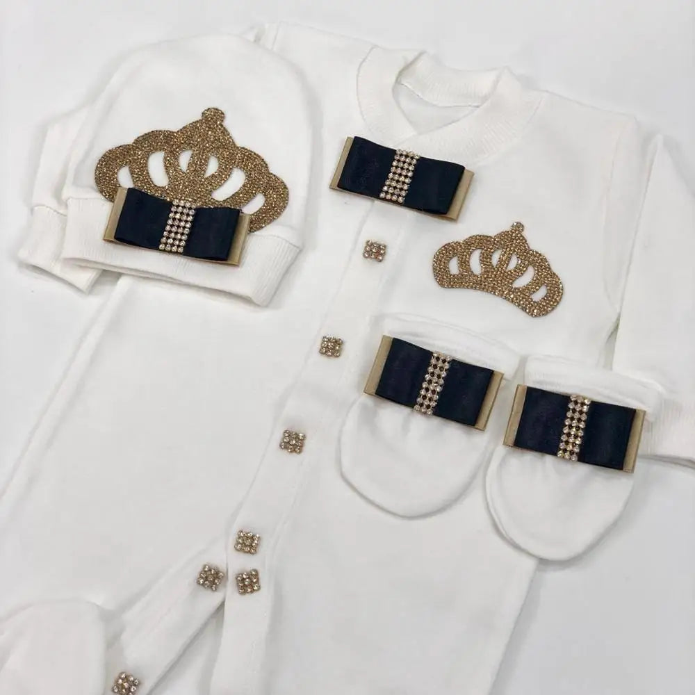 Newborn Boys Romper Clothes Formal Suit 4 Piece Vest Pants and Tie Dresswear Suit Set Welcome Home 40suyi days Celebrity outfit