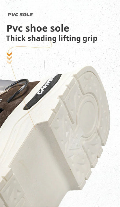 Men's Casual Outdoor Boots Fall Breathable Trendy Versatile Leisure Knob Board Shoes Anti-slip Riding Fashion Sneakers  (Available)