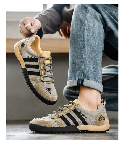 Men's Shoes Fashion Versatile Breathable Board Shoes Thick soled Trendy Casual Shoes (Available)