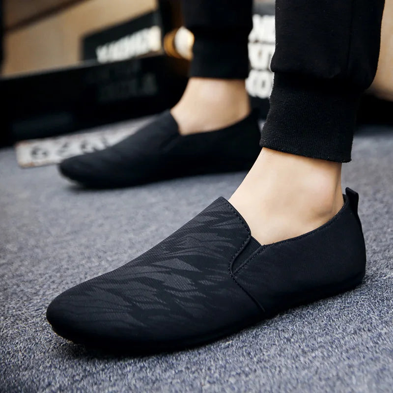 Shoes for Man New Men Fashionable Canvas Breathable Flat Bottomed Walking Shoes with Lightweight Sports Shoes Men's Sneakers (Available)