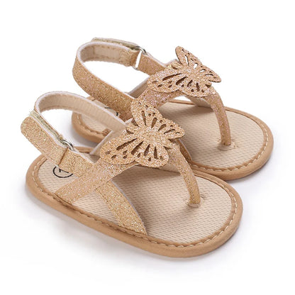 0-18M Baby Girls Summer Shoes Sandals First Walkers Newborn Shoes Casual Soft Sole Sandals Toddler Shoes