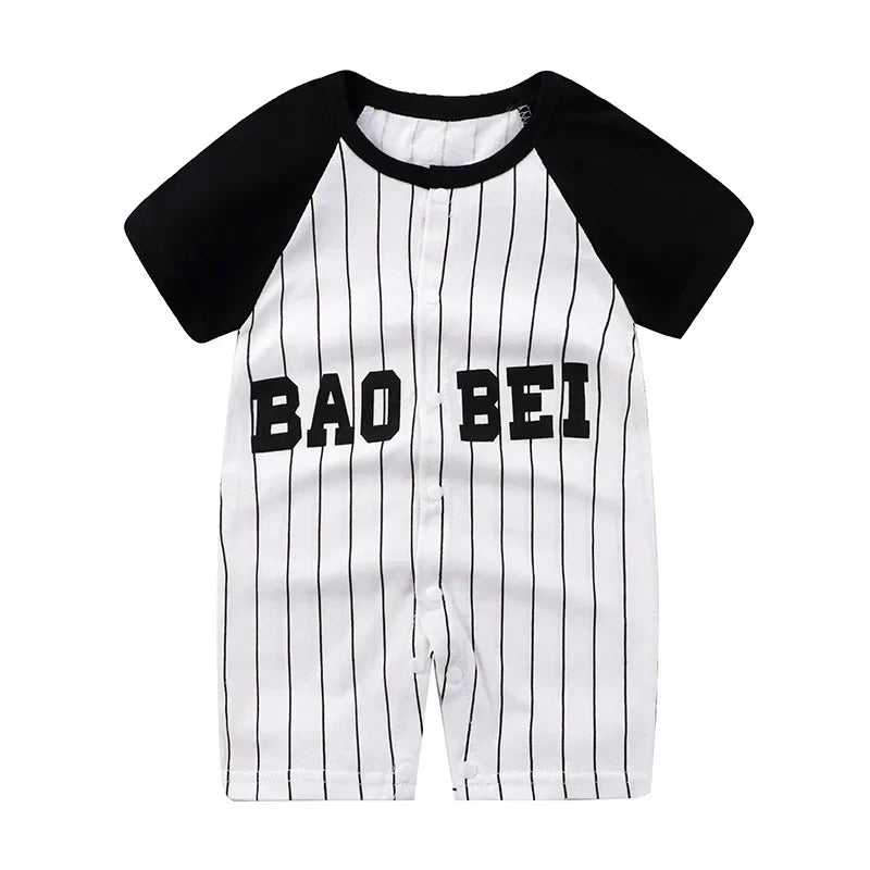 Newborn Baby Boy Clothes Bodysuit For Newborns Summer Romper Baby Girls Clothes Cotton Short Sleeved Jumpsuit
