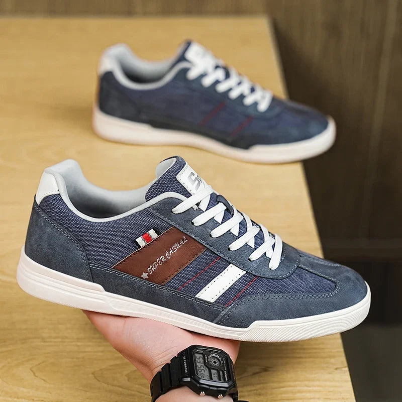 Men Shoes New 2025 Flats Walking Leather Casual Shoes Men Barefoot Wide-toed Shoes Wider Toe Casual Sneakes Large Size 47 48