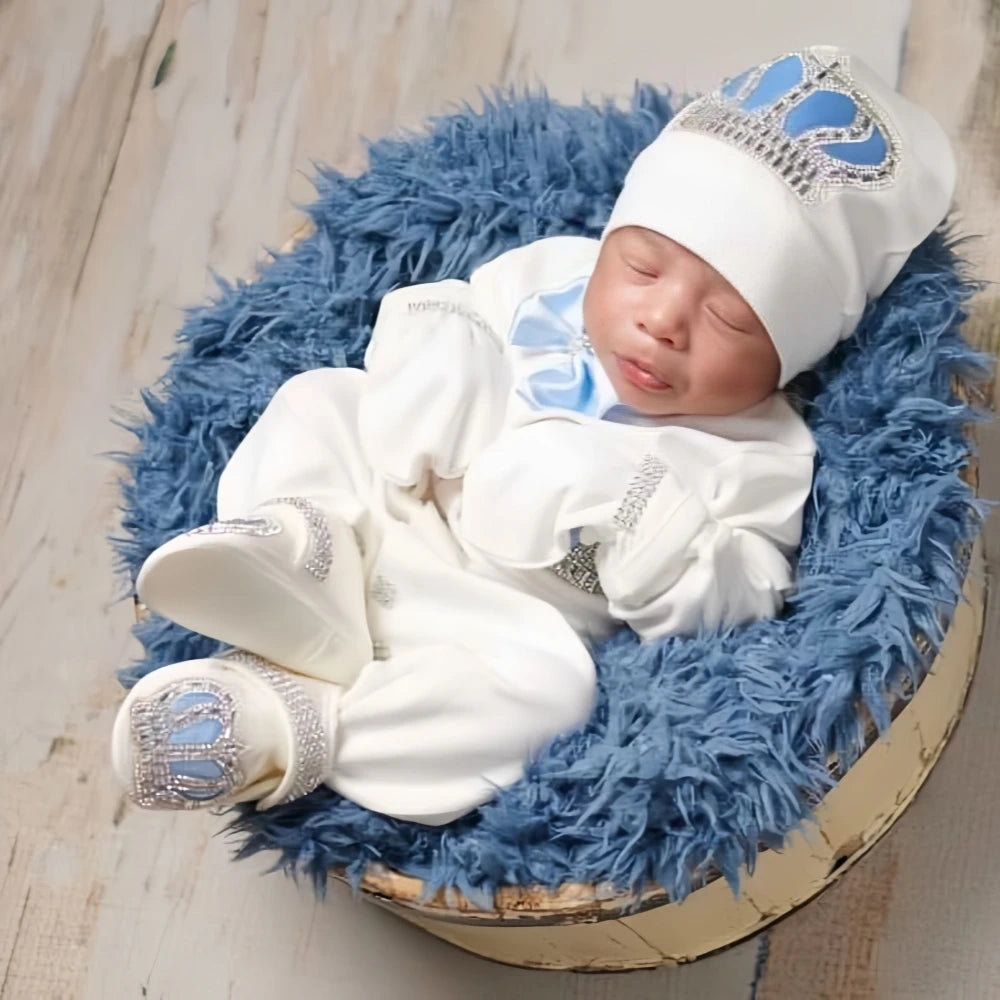 Newborn Boys Romper Clothes Formal Suit 4 Piece Vest Pants and Tie Dresswear Suit Set Welcome Home 40suyi days Celebrity outfit