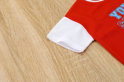 Children Boys 2PCS Clothes Sets Summer Babys Boys Short Sleeve Breathable Basketball T-shirts Shorts Outfit Kids Boys Tracksuits